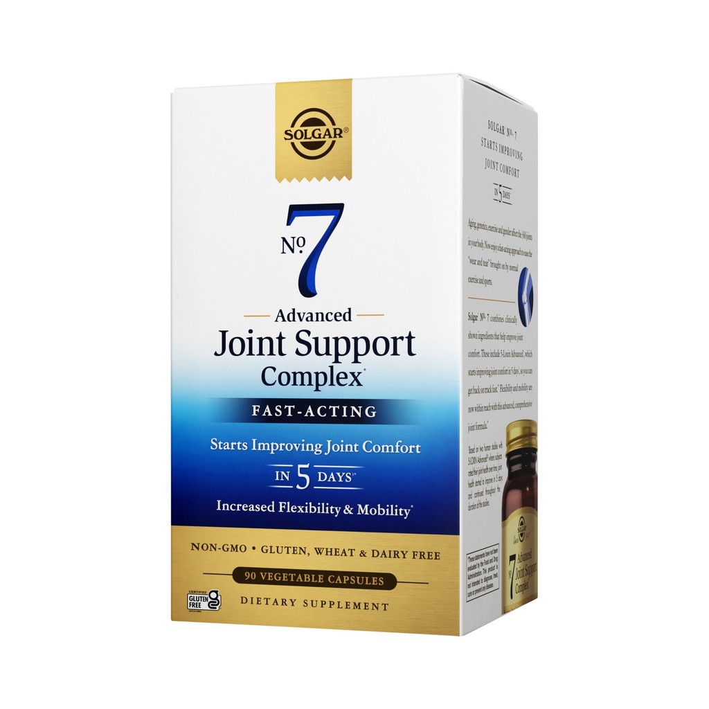 Solgar No. 7 - Ortak Destek ve Oda - 90 Vejetaryen Capsules - Artan Hareketlilik ve Flexability - Gluten-Free, Dairy-Free, Non-GMO - 90 Hizmetler