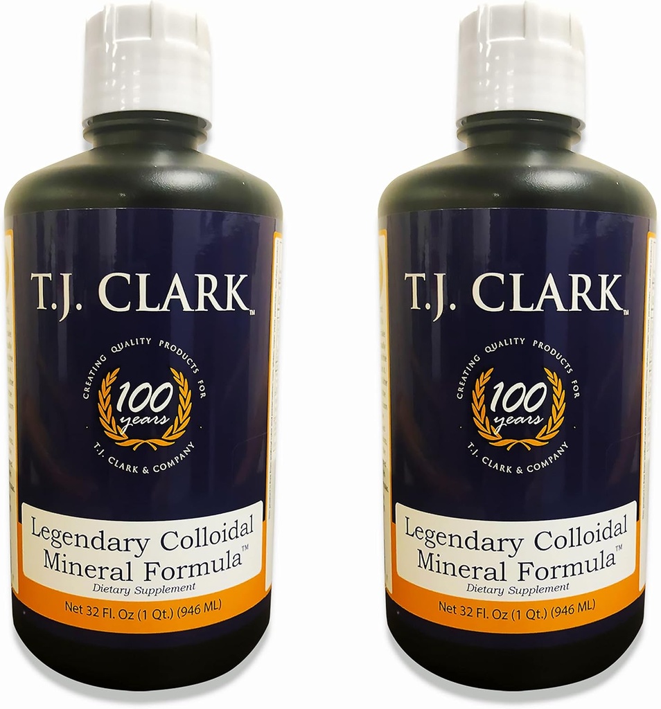 T.J. Clark Legendary Colloidal Mineral Formula 32 fl. oz. (2 Pack) T. J. Clark