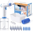 Ear Wax Removal, Electric Ear Temizlik Kit with Light, FSA-HSA-Elect, Ear Irrigation Kit with 4 Basınç Modes, Güvenli ve Etkili Ear Flush Kit with Ear temizleyici - Adds Basin, Havlu & 15 Tips