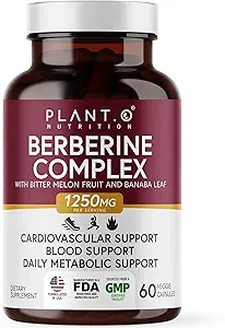Berberine Supplement - 10xHigher Abors Berberine HCI Kompleks Bitter Lemon & Banaba Leaf - Cholesterol & Metabolic Klinik Araştırmalı Destek - 60 Capsules Non-GMOMO