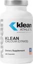 Klean ATHLETE Klean Calcium Citrate - για την υγεία των οστών & την πυκνότητα - Υποστήριξη των οστών για τα σπορ* - Χωρίς γλουτένη, Vegan & μη ΓΤΟ - 120 κάψουλες