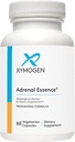 XYMOGEN Adrenal Essence - Adrenal Support with Adaptogenic Herbs (Cordyceps, Rhodiola Extract, Ginseng) + Β Βιταμίνες - Βοηθά στην υποστήριξη Υγιεινών Ενεργειακών Επιπέδων και Υγιούς Ανοσοποιητικής λειτουργίας (60 Κάψουλες)