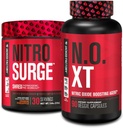 Jacked Factory Nitrosurge Ked Thermogenic Pre-Workout in Orange Pineapple & N.O. XT Nitric Hoffman için Men & Women