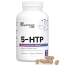 5-HTP - 200 mg 5HTP Supplement (5-Hydroxytryptophan) Mood Plus Sleep*, Stres Yardımı*, 60 Capsules - 30 Day Supply, ABD'de Yapıldı