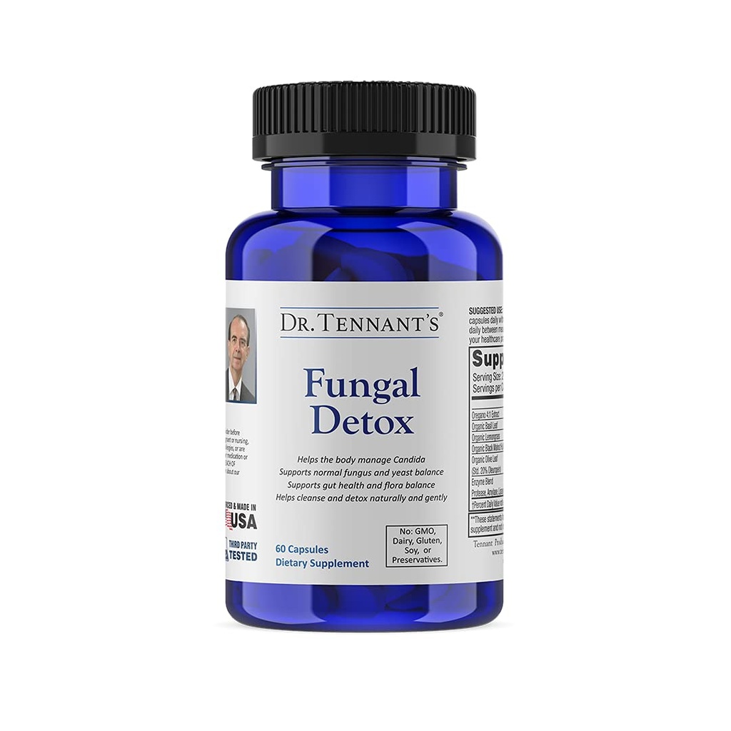 Dr. Tennant's Fungal Detox | Candida Cleanse, Mood & Hormon Dengesi | Sağlıklı Yeast Seviyeleri ve Gastrointestinal Health
