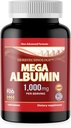 Dr.K&C HNHusa Mega Albumin Protein 1000mg 180 Tablets Υγιεινή λειτουργία νεφρού Ηπατική λειτουργία Ευεξία Συνολική υποστήριξη υγείας Ενεργειακή ζωή Συμπλήρωμα 180tabs 1pk