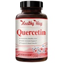 High Strength Quercetin 500 mg Capsules - Daily Powerful Antioksi Quercetin Supplement for Heart Aging Skin Brain ve Immune Support - Vegan Friendly Gluten-Free Made in the USA (200 hizmet)