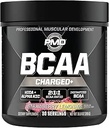 PMD Αθλητισμός BCAA Φορτισμένο Amino Acid Drink Mix για την απόδοση, την ανάκτηση, την αντοχή, και την ενυδάτωση - Αύξηση λειτουργία μυών για την προπόνηση και την καθημερινή ενέργεια - Λεμονάδα φράουλα (30 εξυπηρετούν)