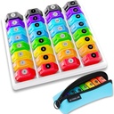 Aylık Pill Organizer 1-Time a-Day: 30 Günlük Pill Organizer with Etiketler, Portre Aylık Pill Box, Ay Pillrec ith Porte For Vitamin, Tıp, Fish Oil, Supplements