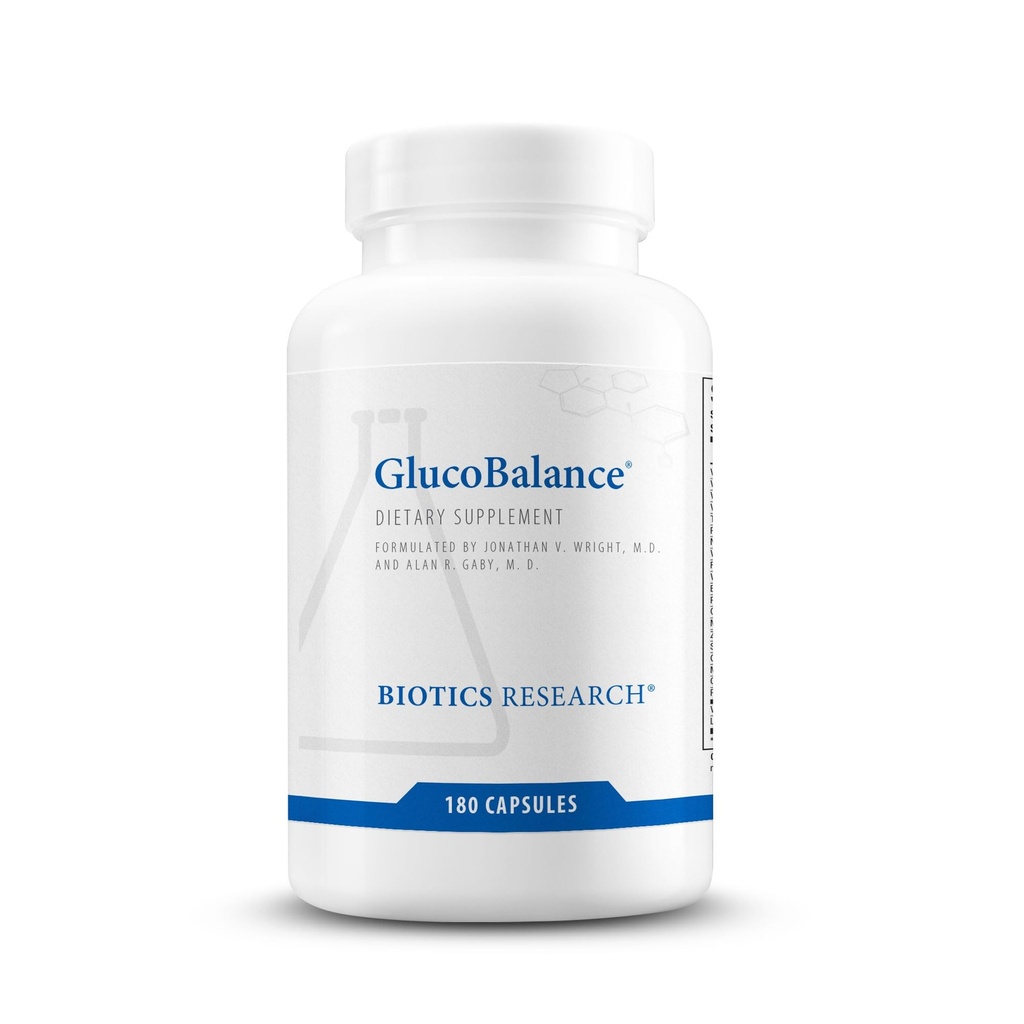 Biotics Research GlucoBalance Chromium, Valvedium, L carnitine Supplement, Supports Metabolic Health and Keep Health Blood Lipid Levels - 180 Capsules