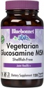 Bluebonnet Vegetarian Glucosamine with MSM Supplement - Shellfish-Free Ortak Destek Kadın ve Erkekler için Tamam - Sebze Glucosamine HCI - Vegan, Kosher, Free of Soy, Gluten & Dairy - 120 V Caps
