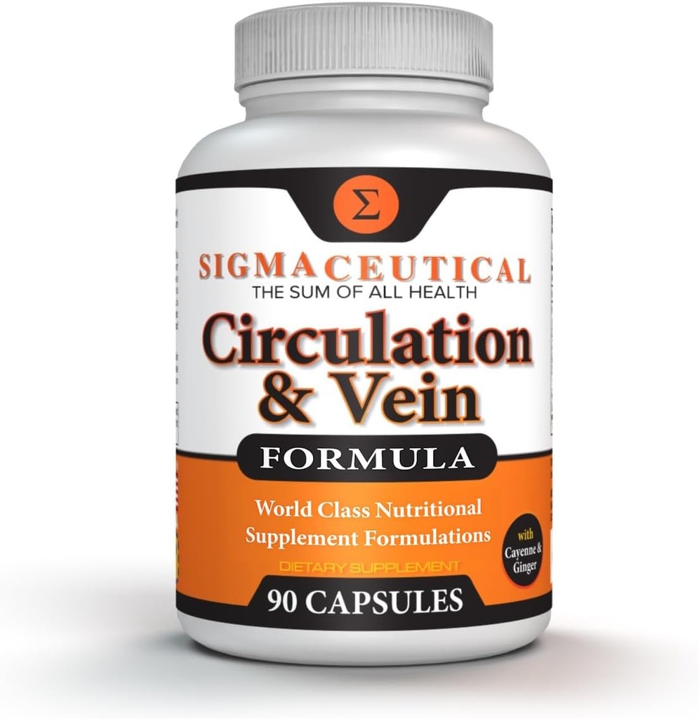 Legs için Varicose Veins Tedavisi - Circulation Supplement - Diosmin Leg Vein Desteği - Dein Supplement - 90 Capsules