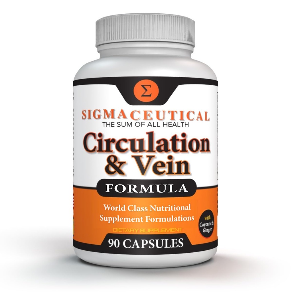 Legs için Varicose Veins Tedavisi - Circulation Supplement - Diosmin Leg Vein Desteği - Dein Supplement - 90 Capsules