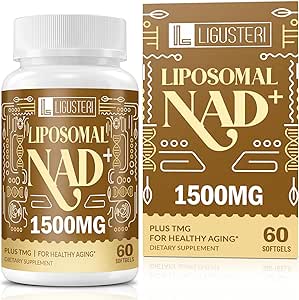 1500 MG Liposomal NAD+,% 98+ Aborpsiyon, NAD+ TMG ile Kadınlar ve Erkekler için, Aging Savunma, Hücre Enerji, Kalp ve Beyin Fonksiyonları, Longevity, 360 Softgels