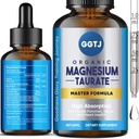 Magnezyum Taurate, Magnezyum Taurate Liquid Drop, High Abors Magnezyum Supplement for Cardiovascular Health, Muscle and Nerve Function, 2 oz