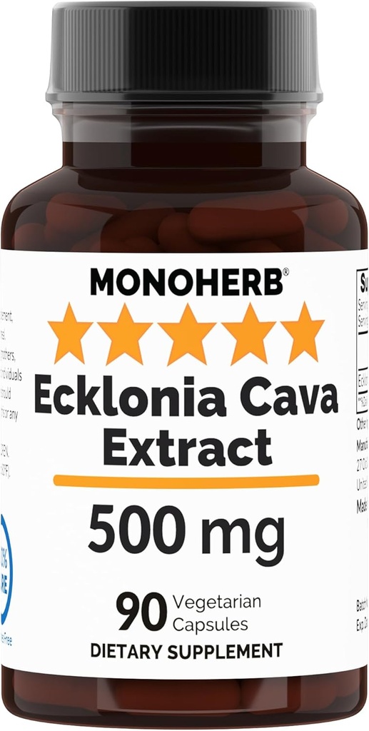 MONOHERB Ecklonia Cava Extract 500 mg ανά καψάκιο - 90 κάψουλες για χορτοφάγους
