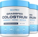 Nootrix Grassfed Colostrum Supplement | Destekler Gut Health, Immunity, Muscle Recovery | Saç Büyüme ve Saç Bakımı Skin | Bovine Colostrum Superfood | Unflavored Toz | 120 Hizmet