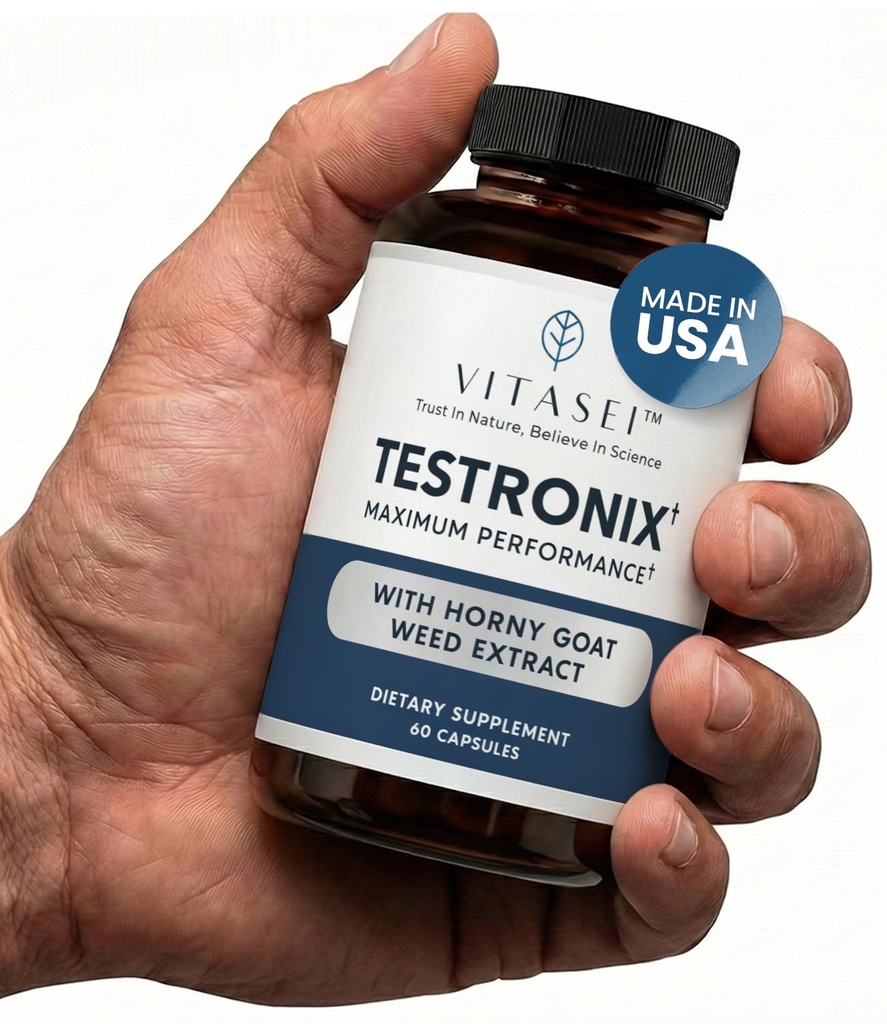 VITASEI Testronix συμπλήρωμα - Ενέργεια και τα συμπληρώματα μυών για την υγεία - 60 κάψουλες