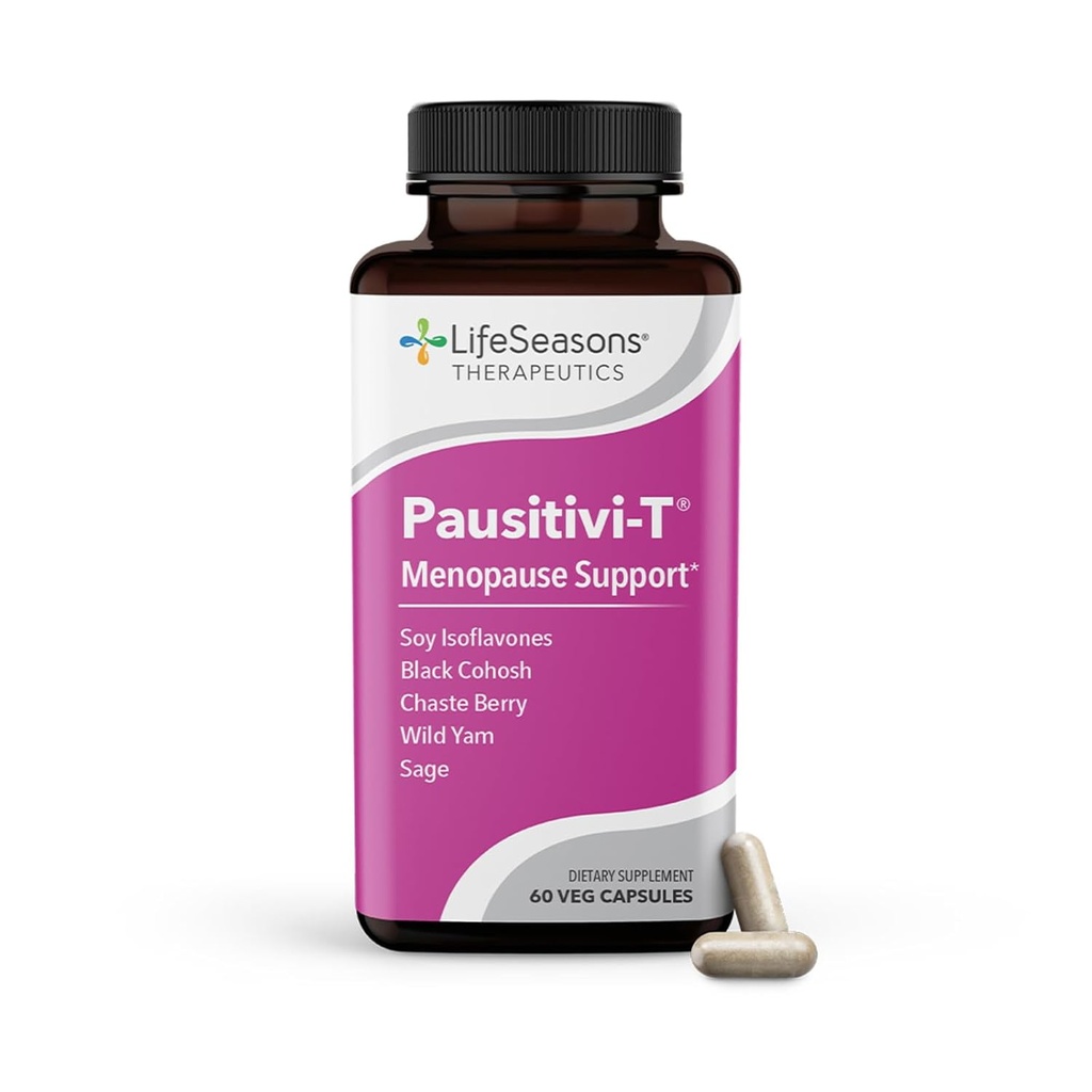 HayatSezonları Pausitivi-T ile Beau-T - Menopause Support Supplement - Hot Flashes, Hormon Imbalance & Night Sweats - Nourishes Tissue - Sage, Chasteberry, Soy Isoflavones
