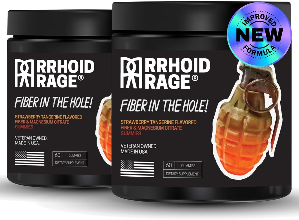 Fiber ve Magnezyum Gummies, Supports Digestive Health, Relieves Constipation, Hemorrhoids'i önlemeye yardımcı olur, hem de ABD'de çözünemeyen Fiber, 60 ct (2)