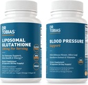 Dr. Tobias Kan Basıncı Desteği ve Liposomal Glutathione - Destekler Circulatory Health, Detox ve Immune Function - Non-GMO