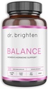 Dr. Brighten Balance - Hormon Balance for Women with Chasteberry and DIM - Στόχοι Ορμονική Ακμή, Θέματα Περιόδου, & PMS - Vegan, Μη ΓΤΟ