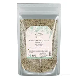 Starwest Botanicals kuru Bladderwrack Organik Toz - Doğal Deniz Herb, Iodine, Pyum, çinko, Kalsiyum, A & C, sertifikalı Kosher, Non-GMO - 4 oz Pouch