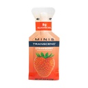Transcend Foods Mini Strawberry Gel (.6 oz, συσκευασία των 12) Γέλη φράουλας ταχείας δράσης Gel Μέγεθος ταξιδιού, Χωρίς καφεΐνη, Χωρίς γλουτένη