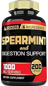 6in1 Spearmint Supplement with Berberine, Ginger, Turmeric Curcumin, Ceylon Cinnamon, Beet Root - 200 Κάψουλες