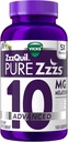 ZzzQuil Pure Zzzs Advanced Melatonin Gummies, Sleep Aid with Chamomile & Lavender for Yetişkinler Berry Flavored, 100 Count