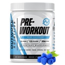 Outwork Nutrition Preworkout for Men & Women - Nootropic Pre Workout Without Creatine, Pre-Workingout Powder with Taurin Rhodiola Citrulline Malate Beta Alanine Caffeine (Blue Raspberry)