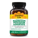 Country Life Target-Mins Magnezyum P properties Aspartate, 600 mg/198mg, 90 Tabletler, sertifikalı Gluten Free, sertifikalı Vegan