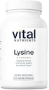 Vital Nutrients Lysine | Lysine Supplement Supports Health Lip and Oral Tound | Immune Support Supplement Promosyonlar, Süt, Soy Free | Non-GMO | 100 Capsules