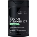 Spor Araştırması Vegan D3 5000IU (125 mcg) in Coconut Oil | 100% Plant-Based D for Bone, Common & Immune Support | Carrageenan Free, Vegan sertifikalı & Non-GMO Onaylandı (60 Softgels)