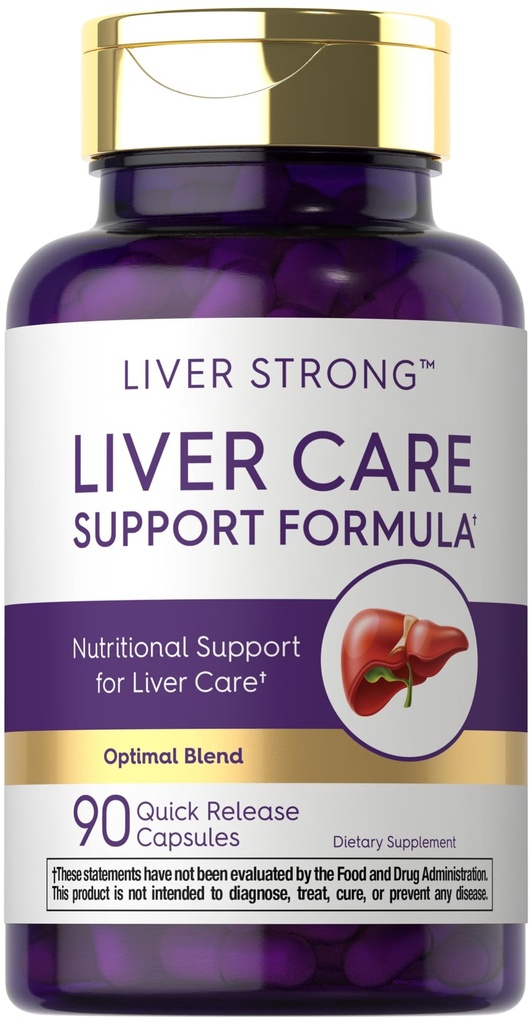 Carlyle Liver Support Supplement | 90 Capsules | Milk Thistle, Dandelion Root & Artichoke Leaf Extract | Optimal Mix | Non-GMO & Gluten Free