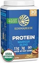 Sunwarrior Organik Bitki Protein Toz | Vegan Organik Protein Toz Haritası BCAA Amino Asits & Hemp Seed Pea Mix | Non-GMO Soy Süt ve Gluten Ücretsiz (Maple, 30 Hizmet)