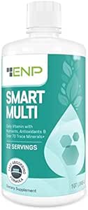 ENP Smart Multi | Yetişkinler için Sıvı Çokvitamin | Kadınlar ve Erkekler için Multivitamin | Vitamin E, Vitamin A, Vitamin D2, Vitamin C ve çinko | Vegan Dostu Dostu Dostu