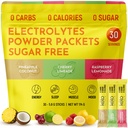 Keto Vitals Tropikal Keto Elektrolytes Toz No Sugar - Pplastik, Magnezyum, sodyum, & Food - Sugar Free Electrolyte Toz Packets Drink Mix & Hydration Toz, 30 Servisler