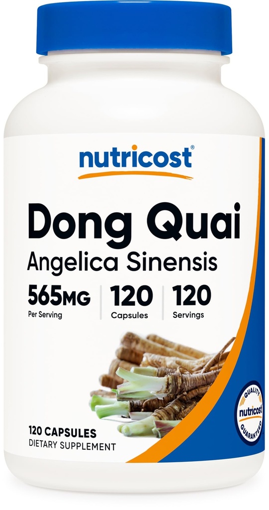 Nutricost Dong Quai 565 mg, 120 Capsules - Gluten Free, Non-GMO, Vegetarian Capsules - Angelica Sinensis