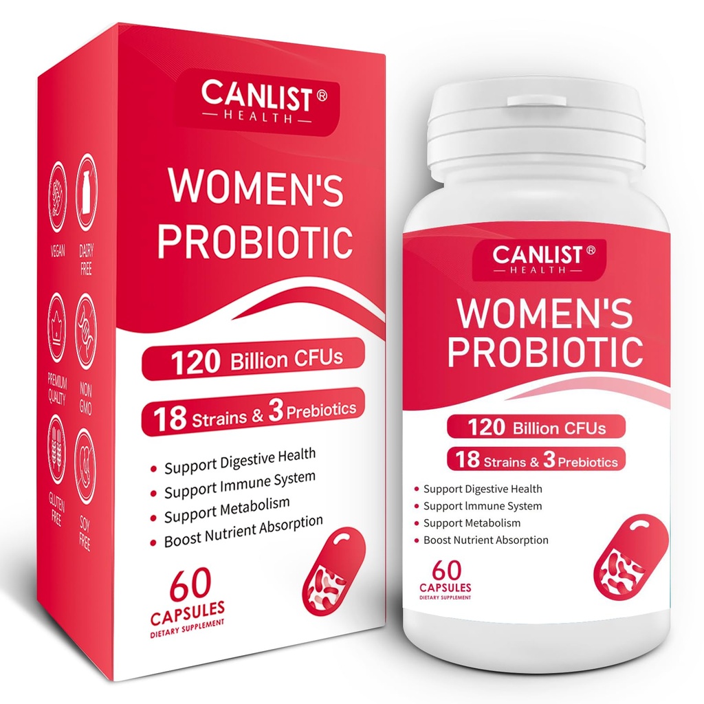 Γυναικεία προβιοτικά120 Δισεκατομμύρια CFUs 18 Strains 3 Prebiotics & Digestive Enzymes Περιέχει οργανικά προβιοτικά Cranberry Γυναικεία υγεία Digestive & ανοσοποιητική υποστήριξη Μη Γλουτένη σόγιας χωρίς γαλακτοκομικά