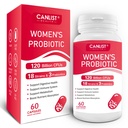 Kadın Probiyotikleri120 Milyar CFUs 18 Strains 3 Prebiyotiks & Digestive Enzymes Contains Organik Prebiyotik Cranberry Women's Health Digestive & Immune Support Non-GMO Soy Gluten Dairy Free