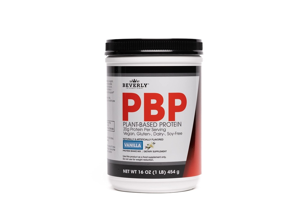 Beverly International PBP, Plant Based protein. Vegan, Gluten, Dairy, Soy-Free. Great Vanilla Taste, Smooth, Easy to Digest, 21g proteini, (15 hizmet) 1lb. Tam olarak Platinum Acid Profile.