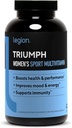 LEGION Triumph Daily Sport Multivitamin Supplement - Vitamins and Minerals for Athletes Helps with Energy for Sports & Bodybuilding Workouts. 30 Servings (Women)