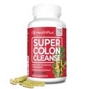 Sağlık Plus Super Colon Cleanse 15 Day Supply of Gentle Gut Cleanse Detox, Psyllium Husk, Probiyotiks for Constipation Relief & Digestive Support, 60 Capsules