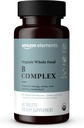 Στοιχεία Βιολογικά Ολόκληρα Τρόφιμα B Complex, 98% Ολόκληρη Πηγή Τροφίμων, Διαιτητικά και άλλα συστατικά που προέρχονται από ολόκληρα τρόφιμα, 60 δισκία