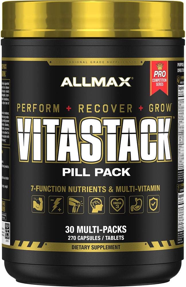 ALLMAX Beslenme Vitastack, Vitamin & Nutrient Stack Packs, 30 Pack