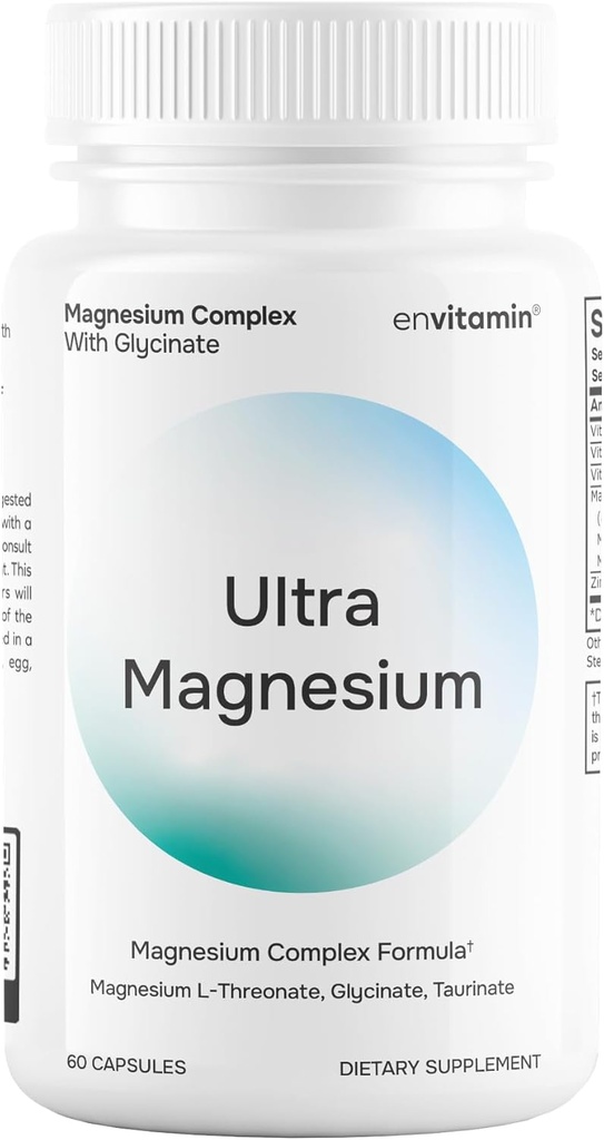 Ultra Magnesium 1700mg - από γλυκινικό μαγνήσιο, L-Θρεονικό & Ταυρινικό