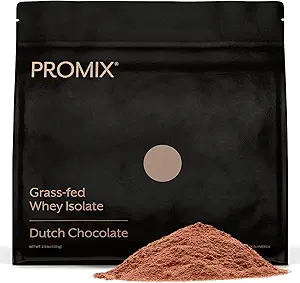 ProMix Διατροφή Whey Protein Isolate Powder, Chocolate - Grass-Fed - -Post Proout Fitness & Nutrition Shakes, Smoothies & Cooking Συνταγές - Χωρίς γλουτένη & Keto-Friendly - 2.5 Λίρα (συσκευασία 1 )