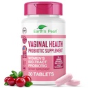 Dünya'nın Kadınları için İnci Vaginal Probiyotikleri - 15 x Daha Etkili BIO-Tract®, 3 Milyar CFU, Probiyotik & Prebiyotik DNA, Kadınlar için Sağlıklı Vaginal Odor & pH Dengesi - Sadece 1 Tablet / Günlük