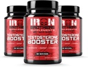 Erkekler için testosteron ATM - Estrogen Blocker - Tamam Doğal Enerji, Güçlü ve Stamina - Lean Kas Büyüme - Yağ Kaybını Teşvik - Erkek Performansı (3 Şişe)